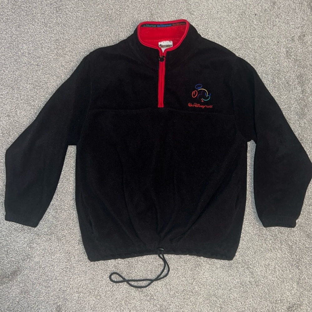 Old School Walt Disney World fleece sweatshirt size XL 🖤🐭❤️